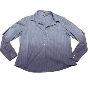 Women's Gianni Bini Ombre Striped Shirt Size L